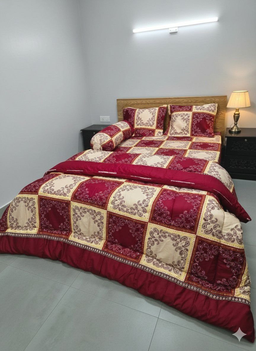 WhatsApp Image 2025-12-19 at 5.15.46 PM (1) লাক্সারি প্রিন্টেড বেডশিট সেট - Image 1